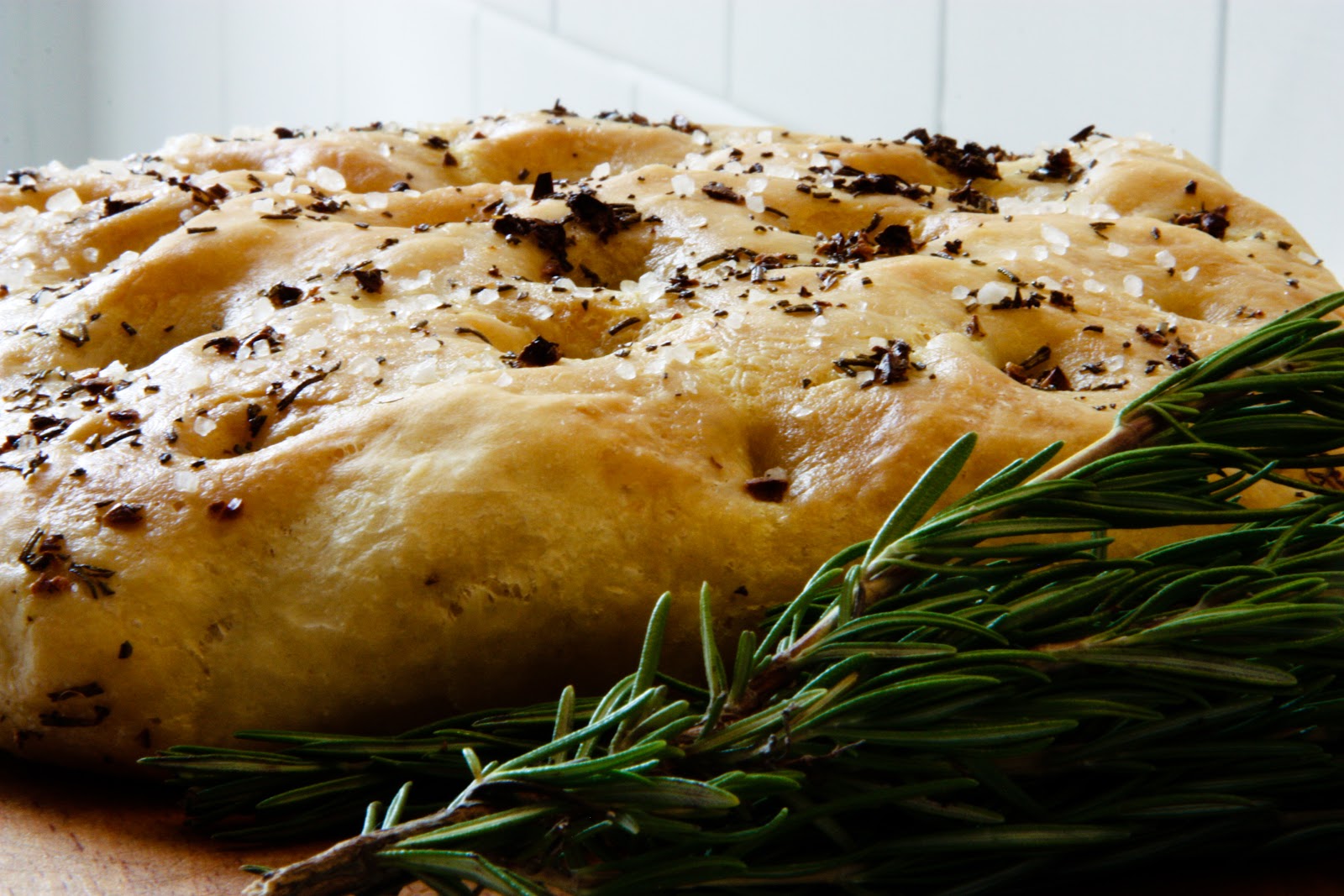 focaccia met rozemarijn